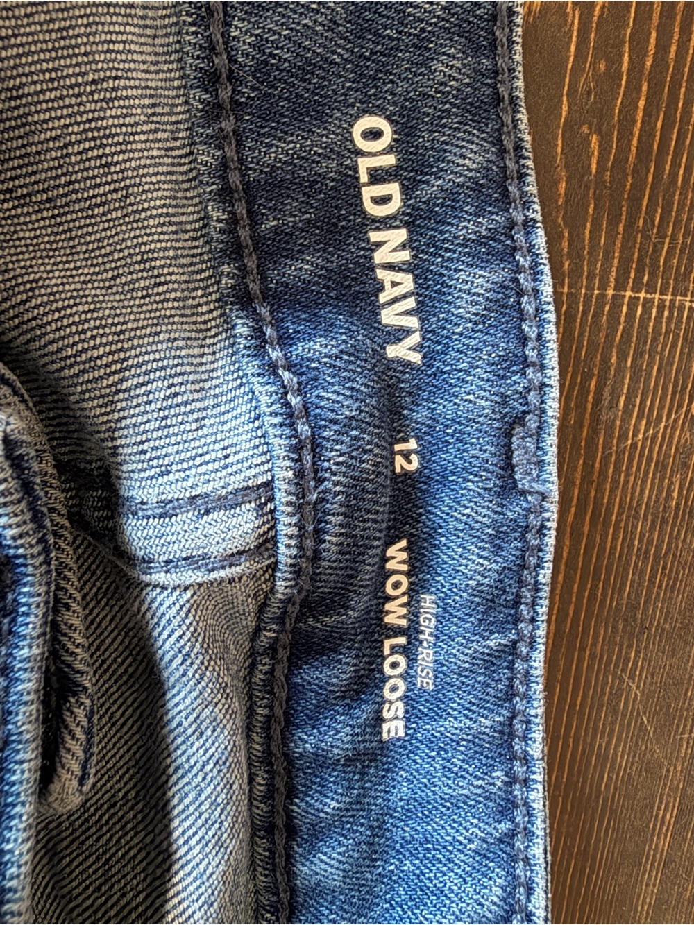Old Navy Blue High-Rise Denim Jeans - Size 12